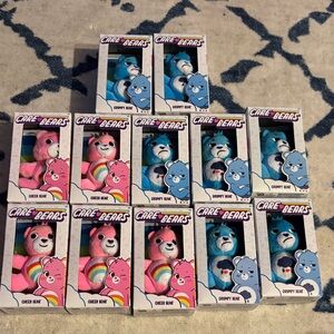 Care Bears Mini Plush!  7 Grumpy Bear and 5 Cheer Bear! Brand new! 12 total!